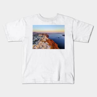 Santorini, Greece Kids T-Shirt